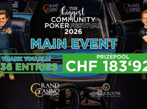 Sonntag ab 14:30 Uhr – „GRND on Tour“ vom Tag 8 des Community Poker Festival Liechtenstein!