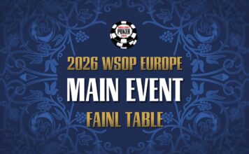Freitag ab 13:30 Uhr – Livestream vom Finale des €5.300 WSOP Europe Main Event!