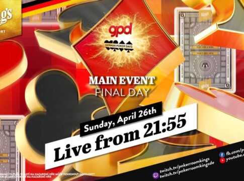 Sonntag ab 21:55 Uhr – Finaltag des €199 German Poker Days Main Event aus dem King’s!