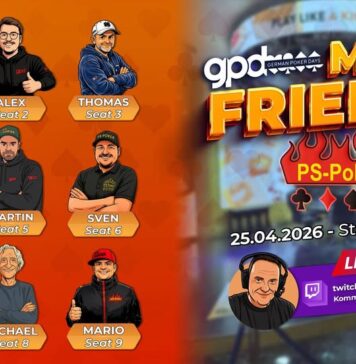 Samstag ab 12:30 Uhr – Livestream GPD meets PS Poker Mainz Vol. V!