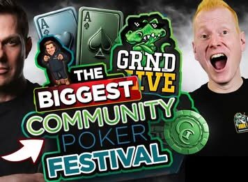 Dienstag ab 18:00 Uhr – „GRND on Tour“ vom Tag 3 des Community Poker Festival Liechtenstein!