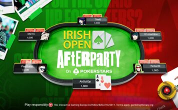 Über $3 Mio. Garantie bei der Irish Open Afterparty auf PokerStars!