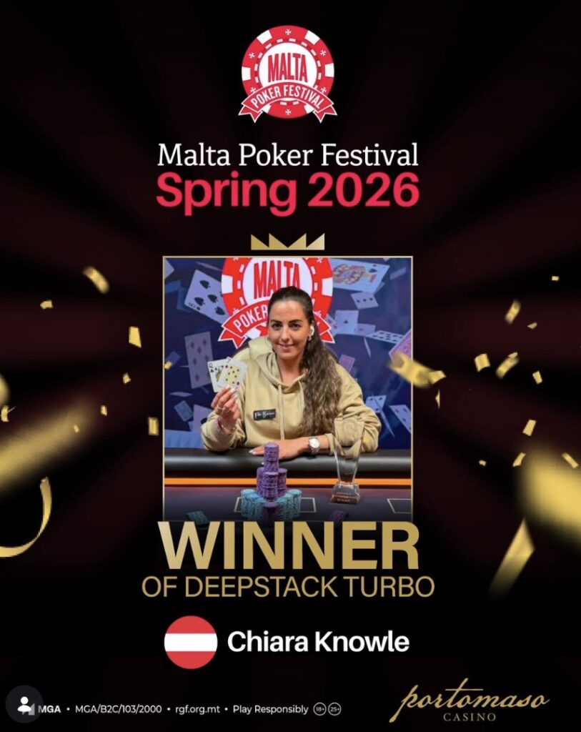 MPF Malta Poker Festival Spring 2026 - Deepstack Turbo - BIG CHICK Chiara Knowle AUT