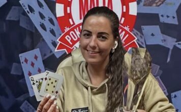 MPF – „Big Chick“ schwimmt zur Trophy, Kneringer reicht One Bullet zum Sieg, Grand Event in vollem Gange! MPF Malta Poker Festival Spring 2026 - Deepstack Turbo - BIG CHICK Chiara Knowle - Siegerfoto