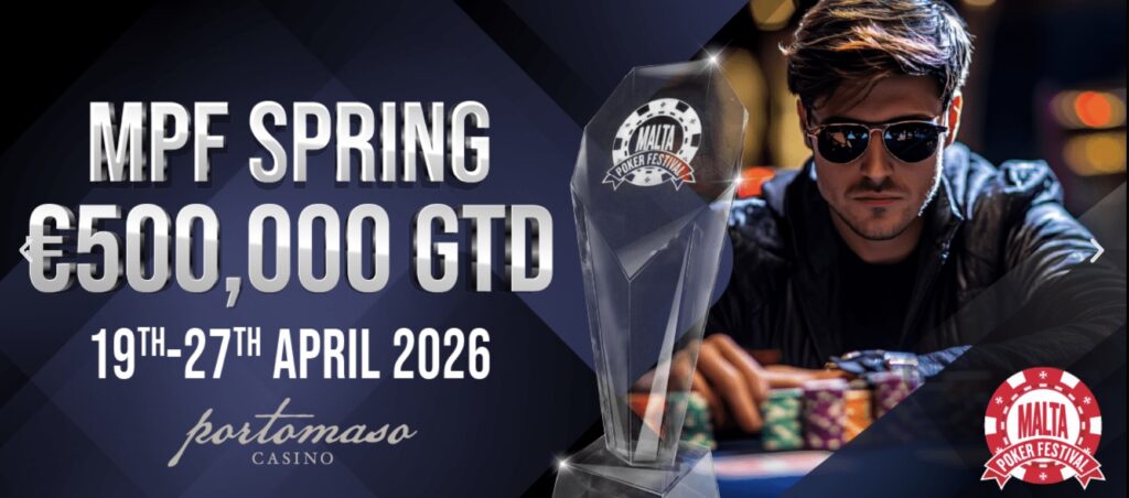 Malta Poker festival Spring 2026 - MPF - BANNER