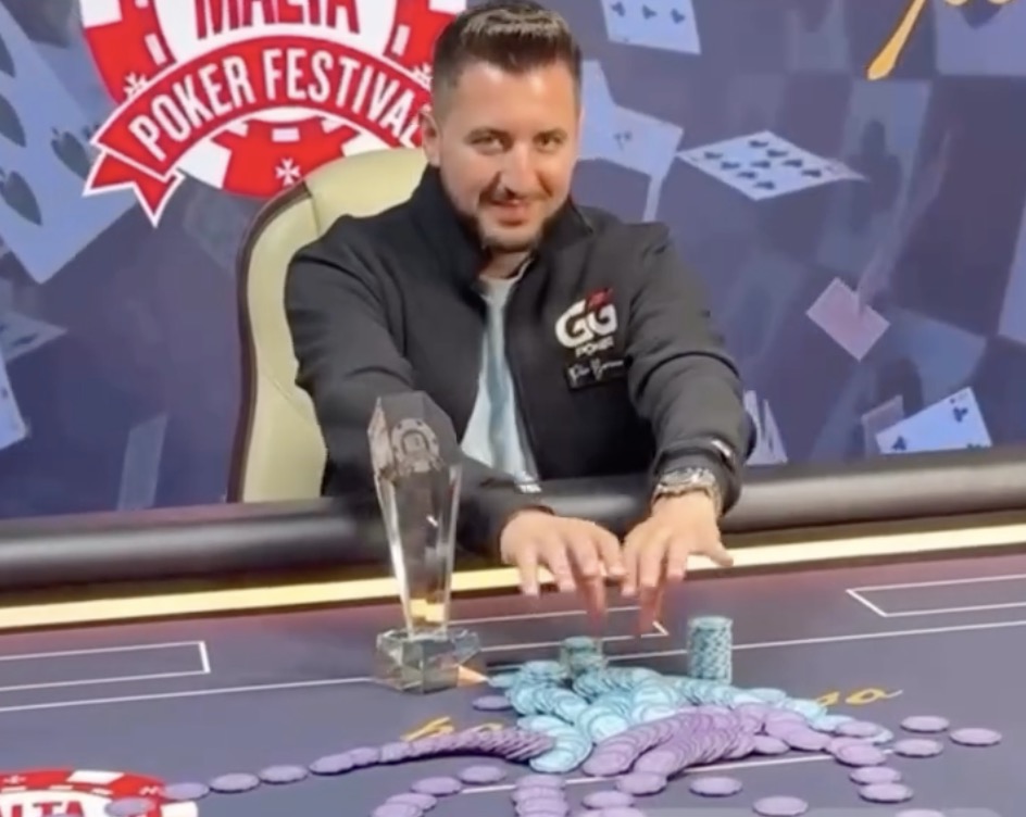 Malta Poker festival Spring 2026 - MPF - Patrick Kneringer betsson One Bullet