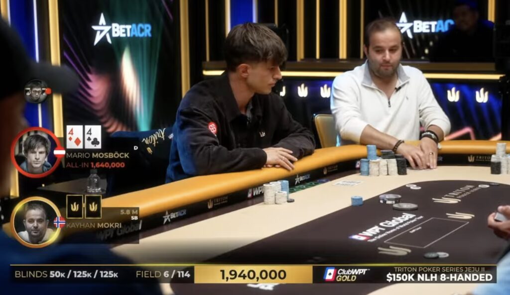 Mario Mosböck Mosboeck Triton Series Vlog CoinPoker - Kayhan Mokri