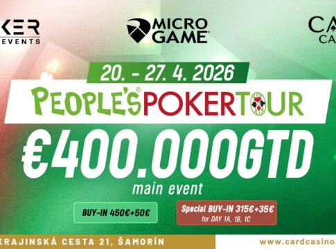 Fette €400.000 Garantie bei der People’s Poker Tour im CC Samorin!