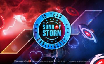 Sunday Storm wird 15 Jahre alt – PokerStars feiert Jubiläumsausgabe mit $500k Garantie! PokerStars Sunday Storm 15th Anniversary