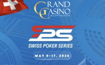 Buntes Turnierprogramm bei der Swiss Poker Series im GC Pokerroom Liechtenstein! SPS Swiss Poker Series 2026 - GCLI