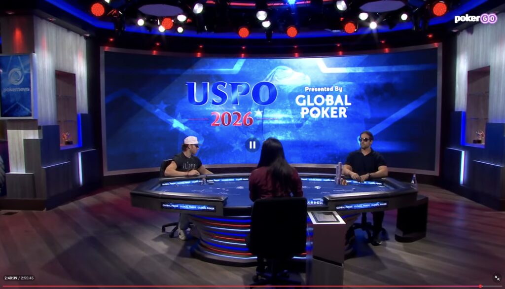USPO Event 8 15000 NLH Heads-Up Zach Bruch vs Joao Simao