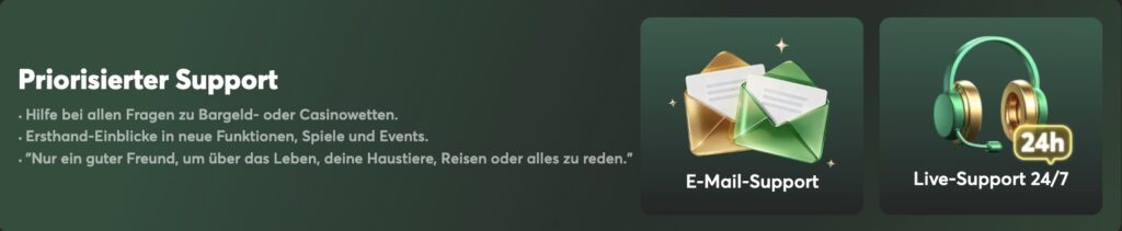 VIP Support Priorisierter Support