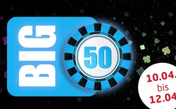 Dieses Wochenende 3x Big 50 mit je €25.000 GTD auf win2day!