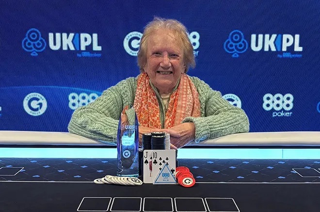 888poker UKPL Blackpool Main Event Champion 83 year old Lilian Welch 888poker UKPL Blackpool Main Event Champion 83 year old Lilian Welch