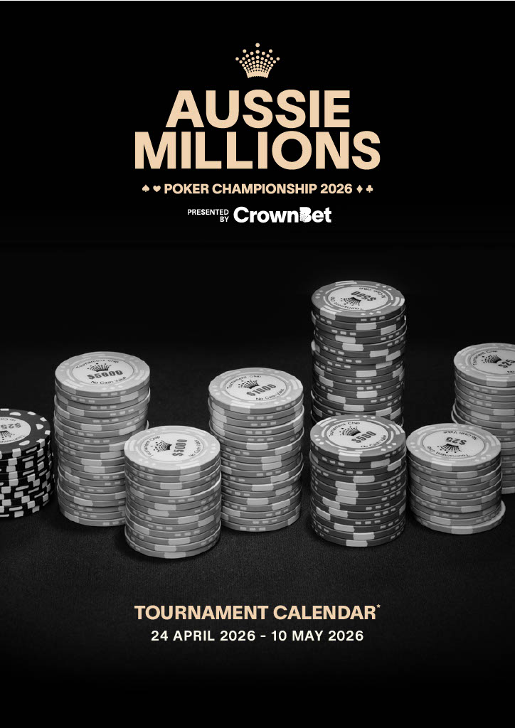 AM Aussie Millions Poker Championship 2026 - Calender Schedule Turnierplan