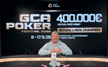 GCA Poker Festival: Giavanoudis siegt im Cup; Main Event gestartet!