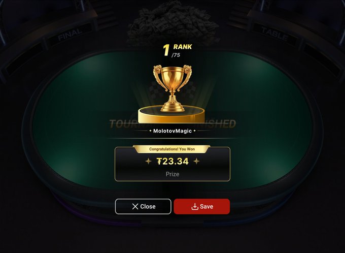 Andrew Neeme MolotovMagic Code AN Challenges - MTT Win 1of3