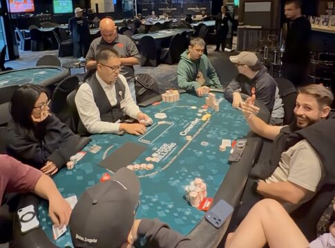 Aussie Millions - Guy Taylor 15 Minutes Stalling Zeitspiel