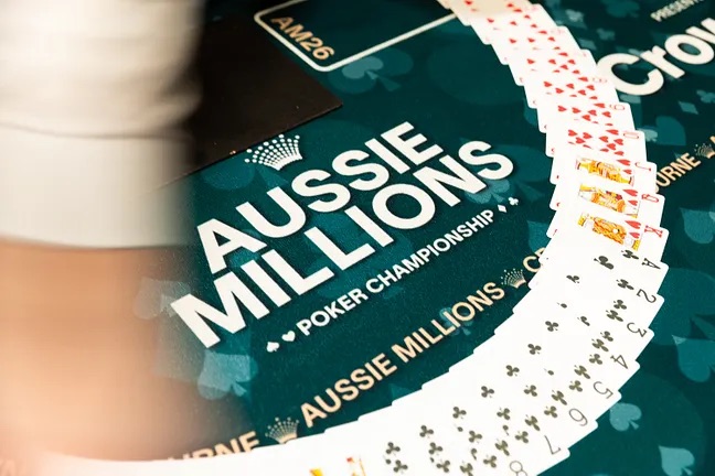 Aussie Millions Poker Championship - Cards Flourish