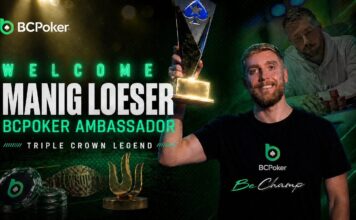Manig Löser nimmt als neuer BCPoker Ambassador mit Giveaway die Triton Series Montenegro in Angriff BCPoker Manig Löser Loeser Global Ambassador
