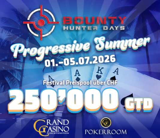 Der Juli wird heiß im GCLi mit dem BHD Summer Festival und CHF 250.000 GTD!