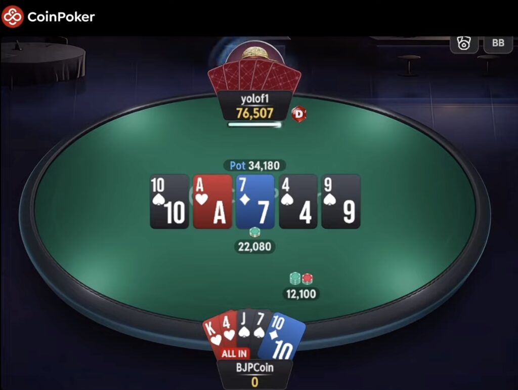 Bobby James BJPCoin BJP BobbyJamesPoker vs yolof1
