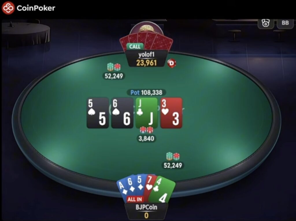 Bobby James BJPCoin BJP BobbyJamesPoker vs yolof1