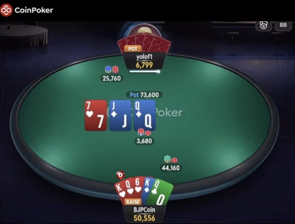 Bobby James BJPCoin BJP BobbyJamesPoker vs yolof1