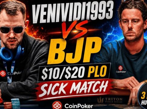 BobbyJamesPoker BJP BJPCoin vs venividi1993 Dirk Gerritse PLO5 PL2000 CoinPoker