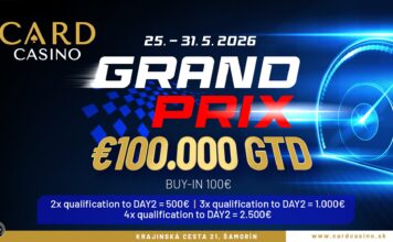 €100.000 Garantie beim Grand Prix im CC Samorin!