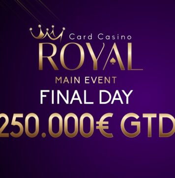 Montag ab 16:30 Uhr – Finale des €200 Royal NLH Main Event aus dem Card Casino SK!
