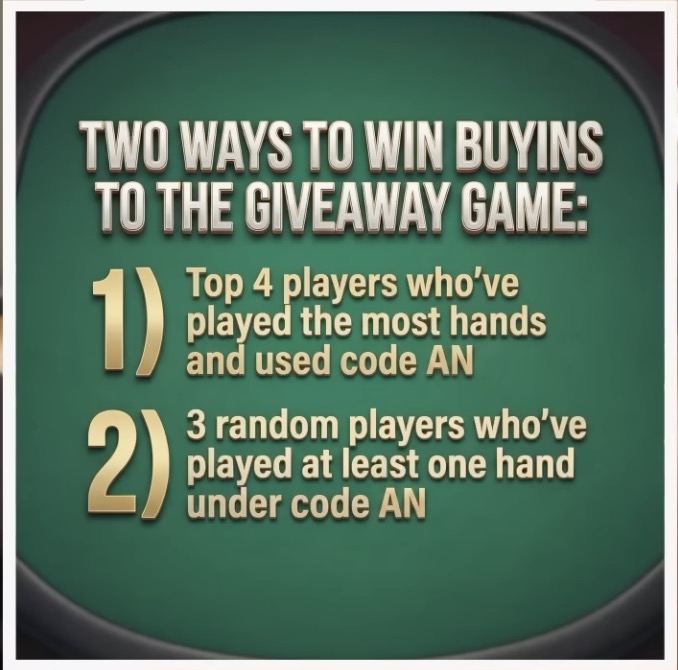 CoinPoker Code AN Challenges Andrew Neeme - Giveaway