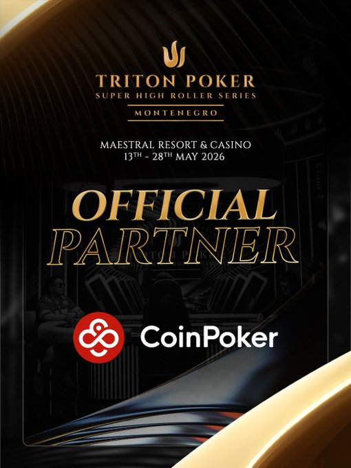 CoinPoker x Triton Poker Super High Roller Series Montenegro - OFFICIAL PARTNER