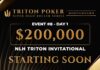 Dienstag 13:00 Uhr – Triton Livestream vom Tag 1 des $200.000 NLH Invitational Event #8!