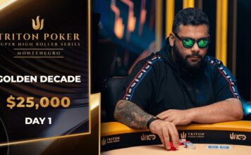 Mittwoch 14:00 Uhr – Triton Livestream vom Tag 1 des $25.000 Golden Decade Event #1!