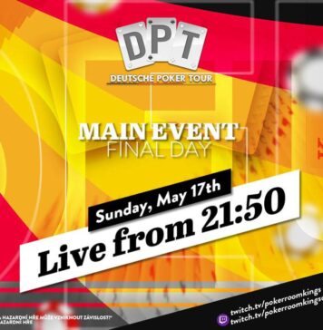 Sonntag ab 21:50 Uhr – Finale des €175 Deutsche Poker Tour NLH Main Event aus dem King’s!