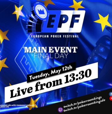 Dienstag ab 13:30 Uhr – Finale des €299 European Poker Festival NLH Main Event aus dem King’s!