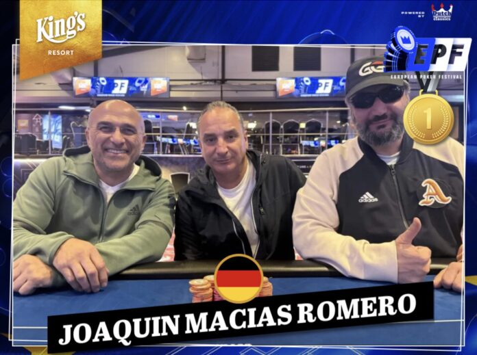 EPF Friday Night Turbo - vlnr Muhammet Ceryan, Joaquin Romero, Yildiray Cam EPF Friday Night Turbo - vlnr Muhammet Ceryan, Joaquin Romero, Yildiray Cam