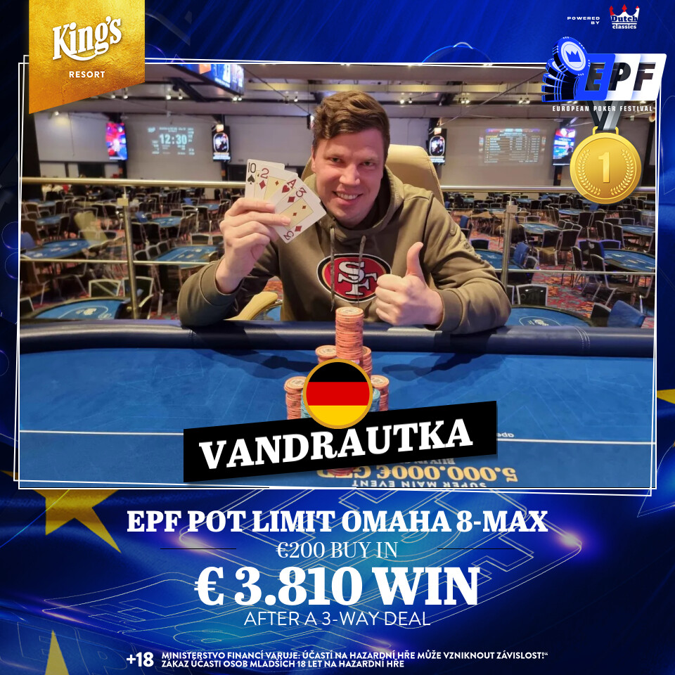EPF Pot Limit Omaha 8-Max - Vandrautka
