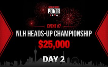 WSOP Livestream – Ab Sonntag 03:00 Uhr – Tag 2 des $25.000 NLH Heads-Up Championship Event #7!