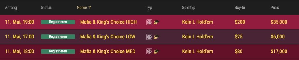 FHC FullHous Crypto - Mafia + Kings Choice MED - 2026-05-11