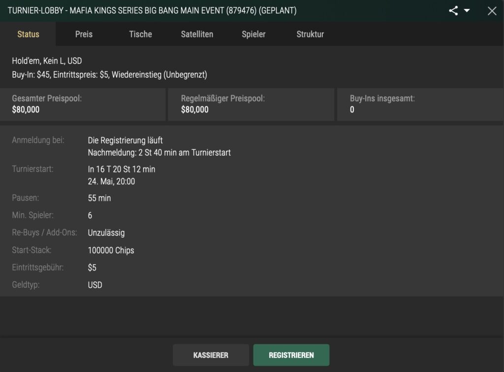 FHC FullHouse Crypto Full House - Mafia Kings Series BIG BANG MAIN EVENT