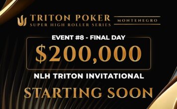Donnerstag 14:00 Uhr – Triton Livestream vom Finale des $200.000 NLH Invitational Event #8!