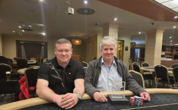GCA Poker Festival – Kribben und Germeshausen teilen sich die Goldene Ananas! GCA Poker Festival Crazy Pineapple - vlnr Dirk Germeshausen, Matthias Kribben