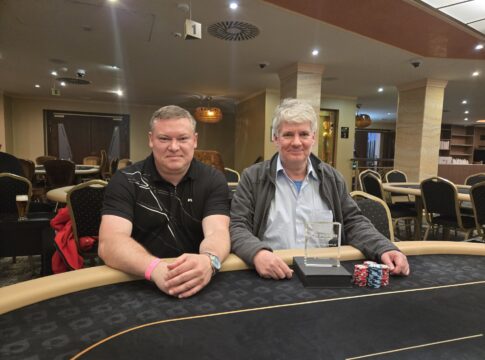 GCA Poker Festival Crazy Pineapple - vlnr Dirk Germeshausen, Matthias Kribben