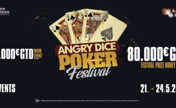 €80.000 Garantie beim Angry Dice Festival im GCA Pokerroom 2.0!