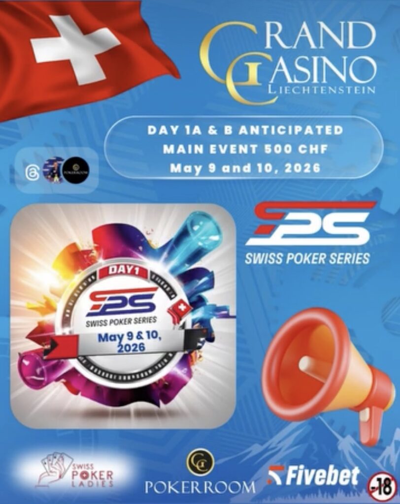 GCLI - SPS Swiss Poker Series - Day 1A + AB Main Event