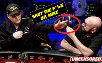 Hellmuth grübelt acht Minuten, legt sich mit Matusow an … und foldet die beste Hand!