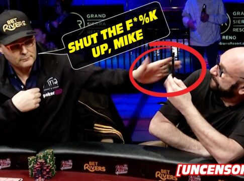 Hellmuth grübelt acht Minuten, legt sich mit Matusow an … und foldet die beste Hand!