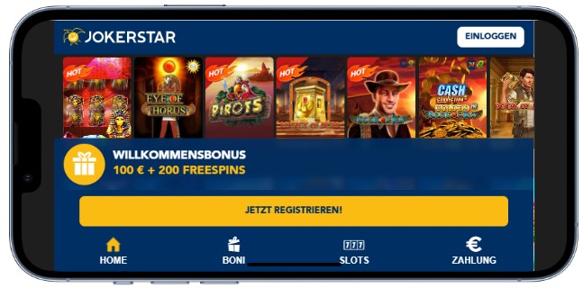 Jokerstar Casino Spielothek.